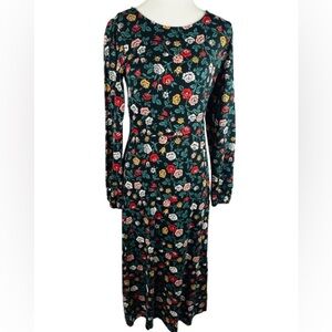 ⭐️ 3/$15 LOFT Multicolor Floral Long Sleeve Dress Size XS